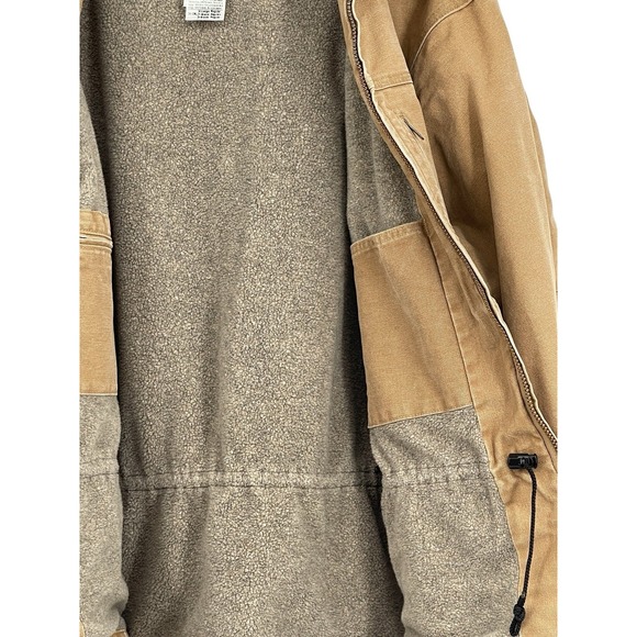 Carhartt C61 CML Men's Canvas Ridge Work Jacket XL Sherpa Workwear Worn vintage - Picture 9 of 14
